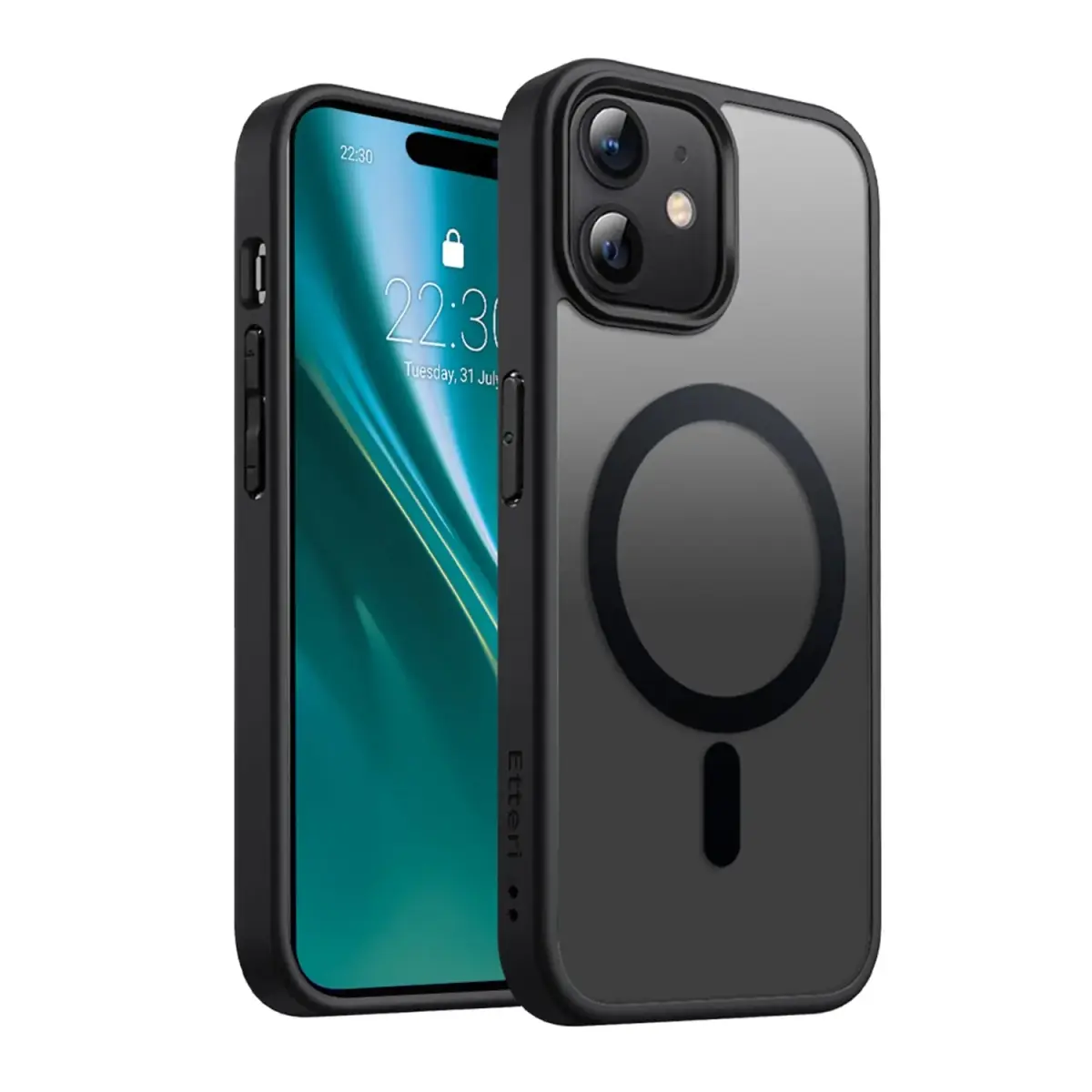 Etteri Matt Mag case for iPhone 12 / 12 Pro 6,1" black
