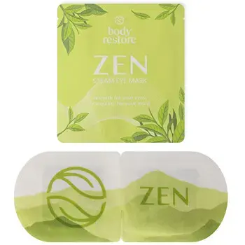 Body Restore ZEN Steam Eye Mask ( Zelený čaj ) - Samozahřívací maska na oční okolí 5.0ks