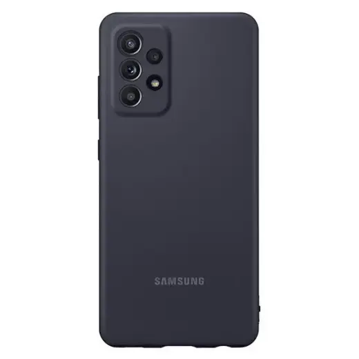 EF-PA525TBE Samsung silicone phone cover for Galaxy A52 black