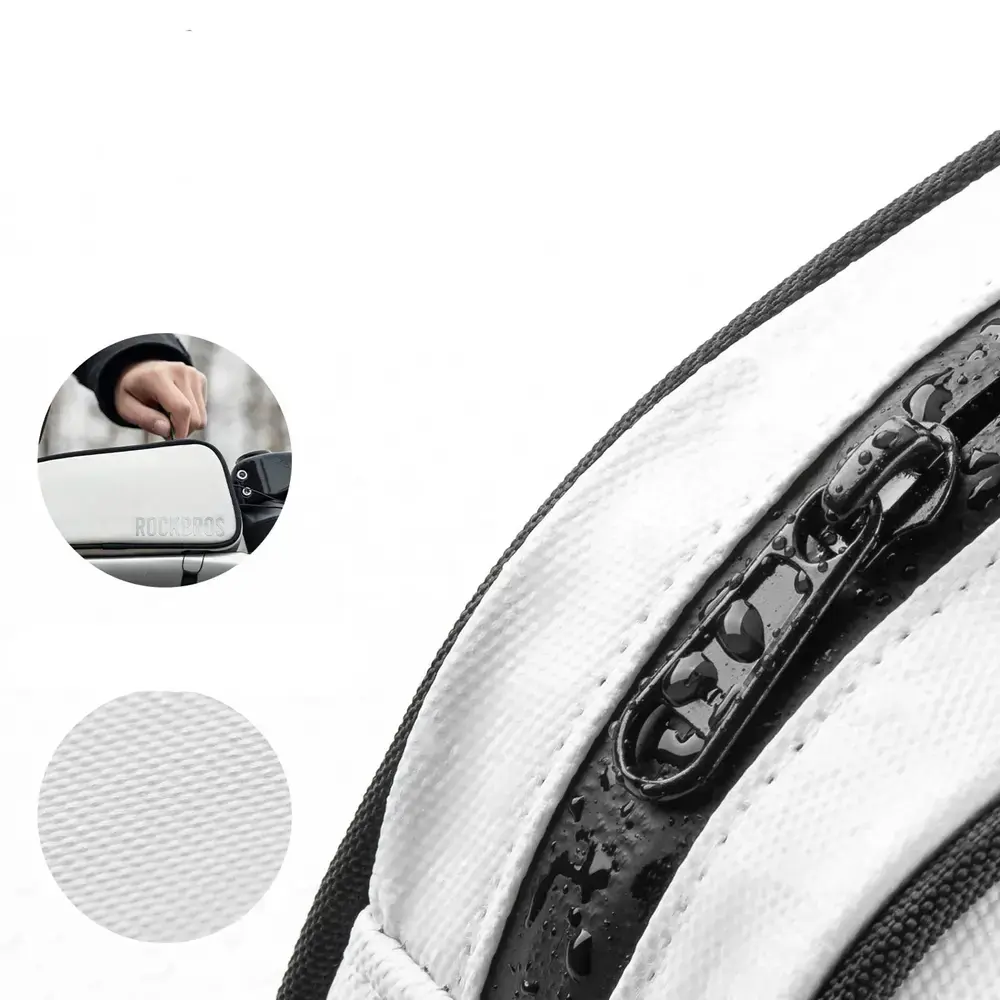 Torba na ramę 0,7L Rockbros TL004 ROAD TO SKY wodoodporna – biała