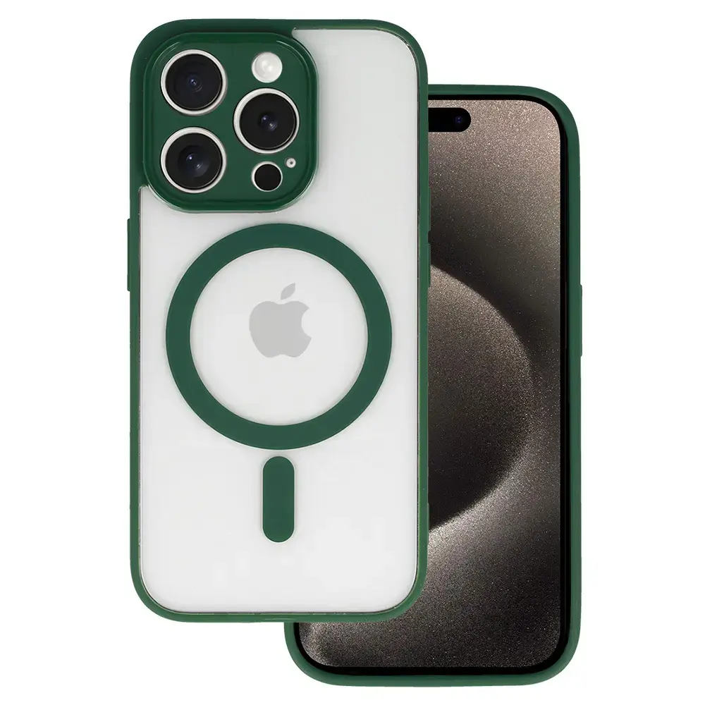 Acrylic Color Magsafe Case for Iphone 16 green