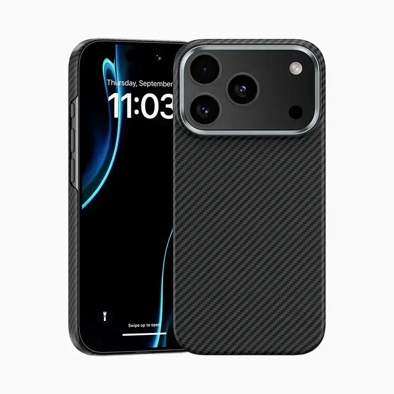 Benks Magnetic Armor Air Kevlar 600D maciņš telefonam iPhone 17 Pro melns