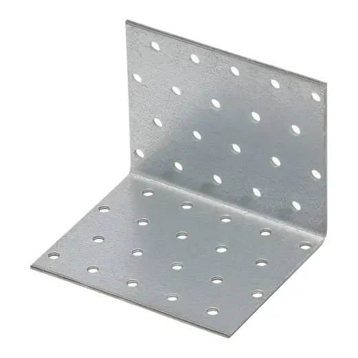 Angle bracket KM10 80x80x100x2mm, wide corner mounting
