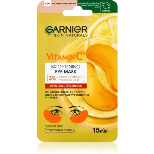 Garnier Skin Naturals Vitamin C Hydrating and Illuminating Mask for the Eye Area with Vitamin C 5 G