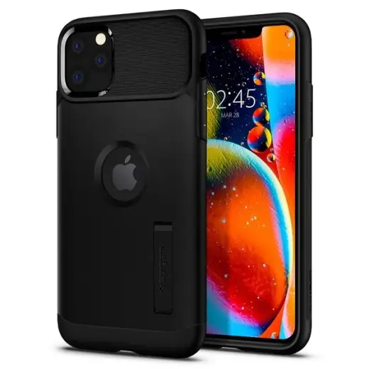 Spigen Slim Armor telefona maciņš priekš iPhone 11 Pro Max melns