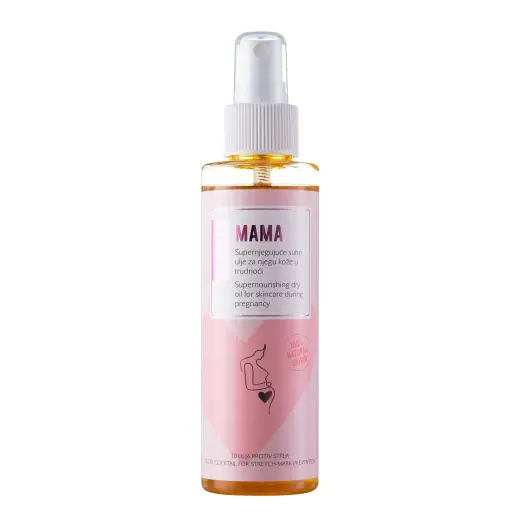 Biobaza, Mama, Natural Ingredients, Anti-Stretch Marks, Daily, Oil, Abdomen & Thighs, 150 ml