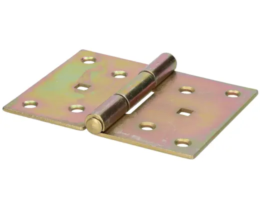 Construction hinge Z 115x90x2.5 mm steel, brass-plated