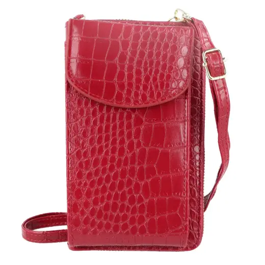 Knitted bag for phone GCW12 red