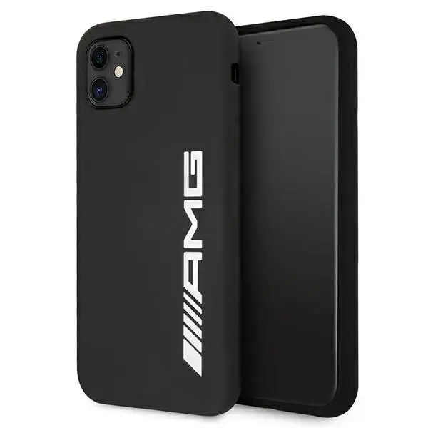 AMHCN61SGLBGN AMG Liquid Silicone Big Logo Case for iPhone 11 Black