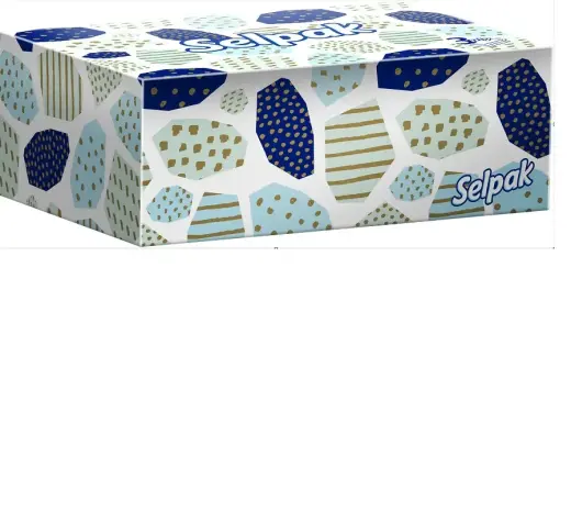 Cosmetic tissues SELPAK Mini, 3-ply, 70pcs