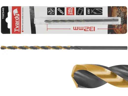 Gara HSS M2 4.8mm melni-zelta metāla vītņurbis