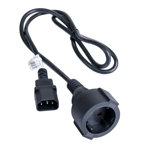 Power Cable Akyga AK-PC-13A CU CEE 7|3 | IEC C14 1 m