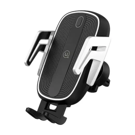 Usams CD100 car holder with wireless charger 10W | 2A black