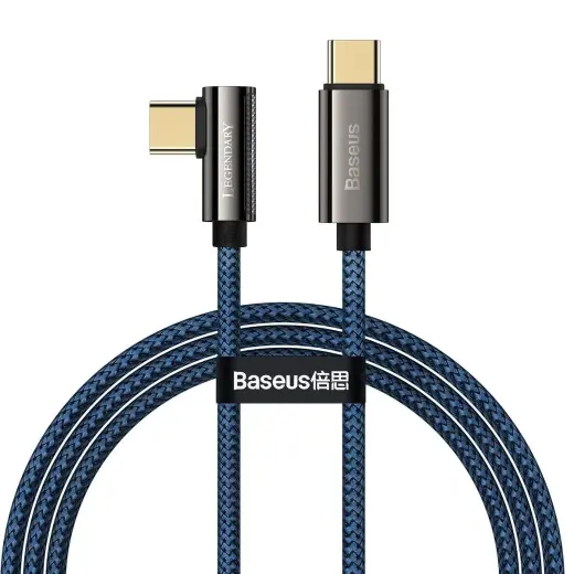 Cable USB-C to USB-C Baseus Legend Series, PD, 100W, 1m (blue)