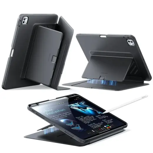 ESR FLIP HYBRID IPAD PRO 13” 7 / 8 / 2024-2025 BLACK