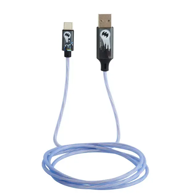 Batman cable Light-Up USB-C Batlogo