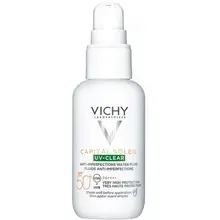 SPF 50+ Capital Soleil UV-Clear Anti-Imperfections Water Fluid - Fluid proti nedokonalostem pleti.