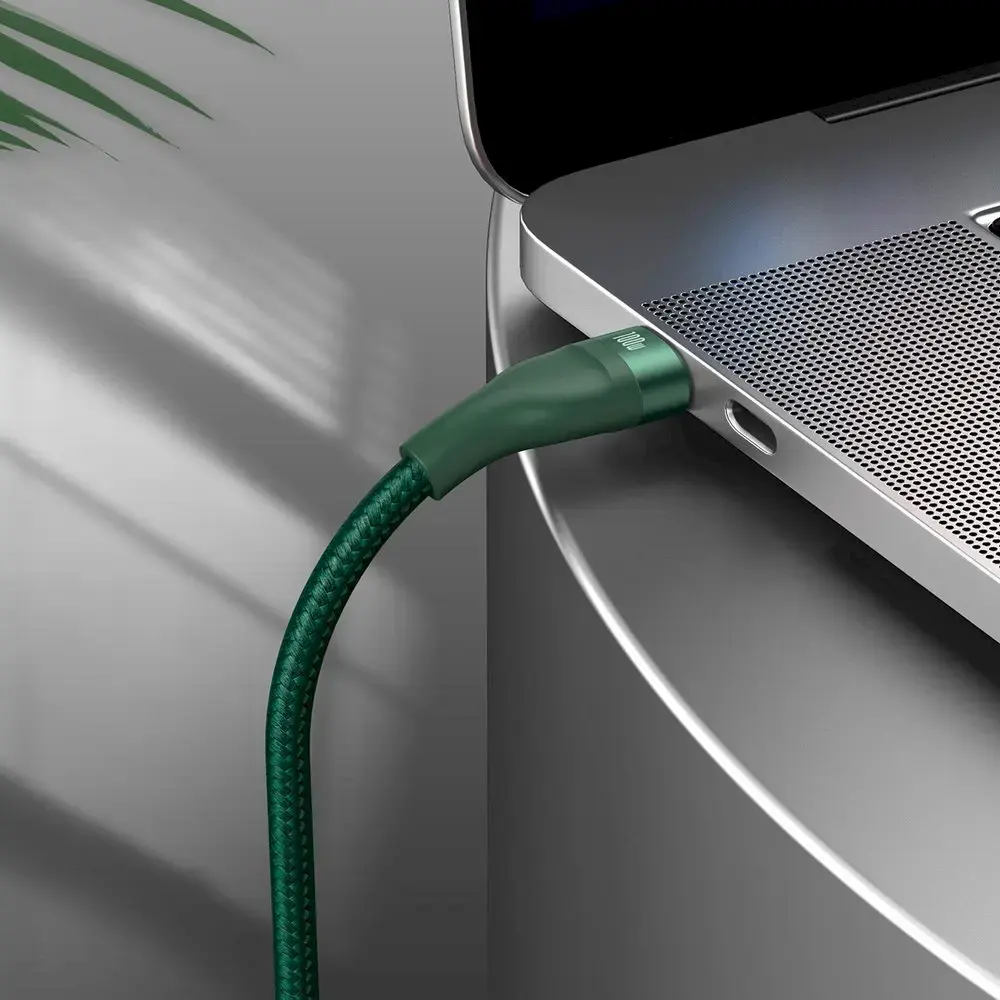 Baseus 3in1 USB | USB Typ C - USB Typ C | Lightning | micro USB cable (5 A - 100 W | 20 W | 18 W) 1,2 m Power Delivery Quick Charge green (CA2T3-06)