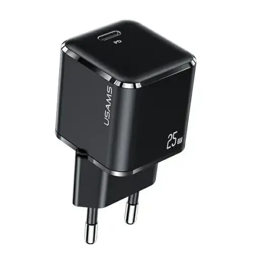 USAMS CC140TC01 travel charger | 25W | PD3.0 | USB-C | black