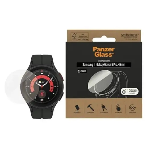 PanzerGlass tempered glass for Samsung Galaxy Watch 5 Pro (45mm)