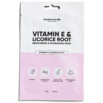Breakout+aid Brightening AND Nourishing Mask - Brightening Mask 34.0g