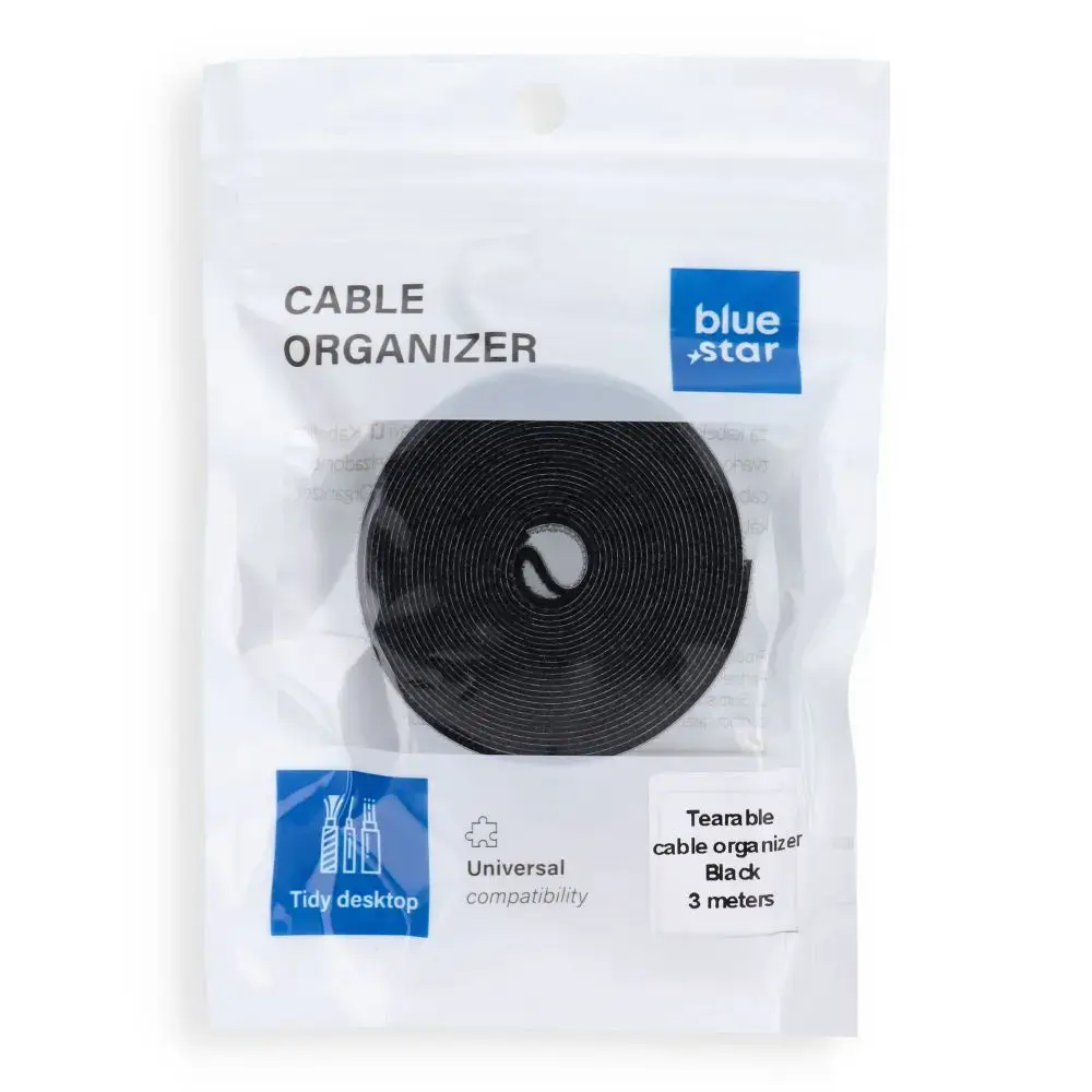 Blue Star velcro cable tie PJ-COZ055 - black (3m)