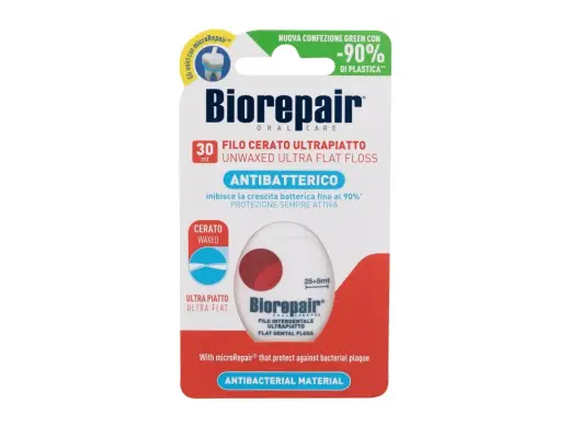 Biorepair Antibacterial Unwaxed Ultra Flat Floss Dental Floss 1 pc