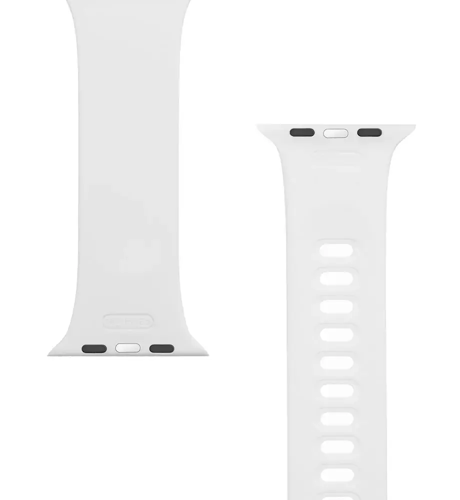 Tactical 797 Silicone Band with Buckle for Apple Watch 1|2|3|4|5|6|7|SE 42|44|45mm White