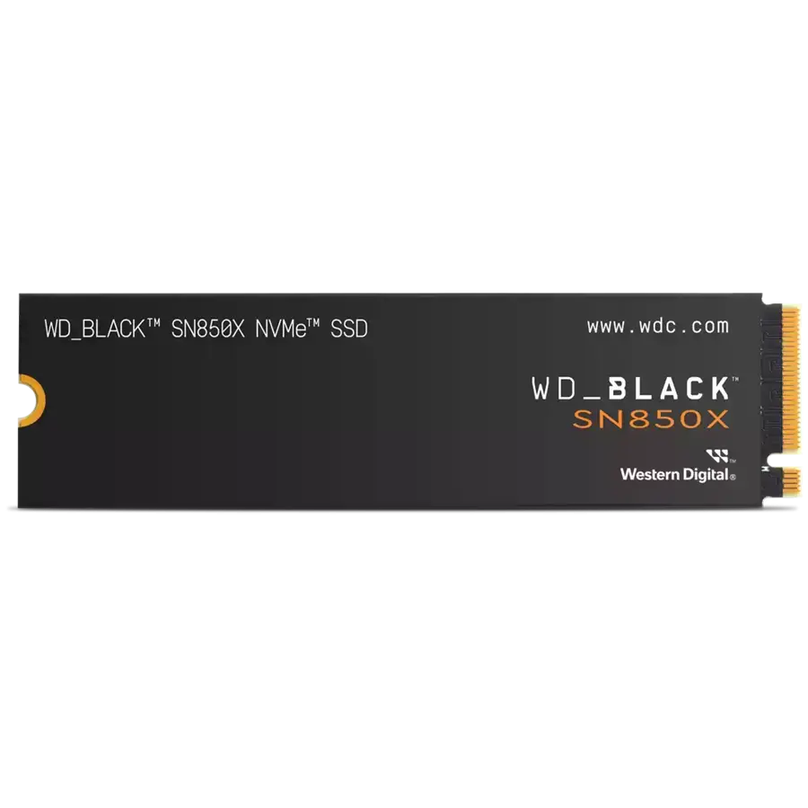 SSD POWERED BY SANDISK  Black SN850X HeatSink 4TB M.2 2280 PCIe Gen4 x4 NVMe, Read/Write: 7300/6600 MBps, IOPS 1200K/1100K, TBW: 2400