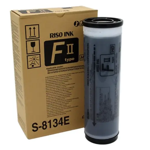 Riso Ink Black Schwarz HD (S-6870E) (S6870E) (S-8134E) (S8134E) S-7124 S7124