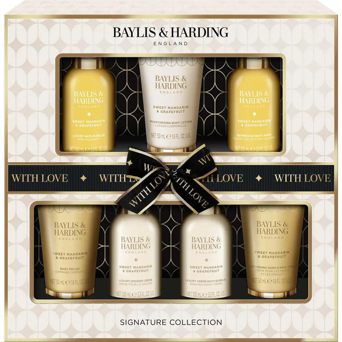 Baylis & Harding, Set Regalo Bellezza, Geschenkset Mandarin & Grapefruit Set 7-tlg