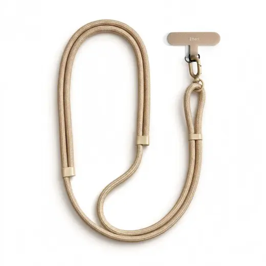 Etteri universal neck lanyard for phones beige