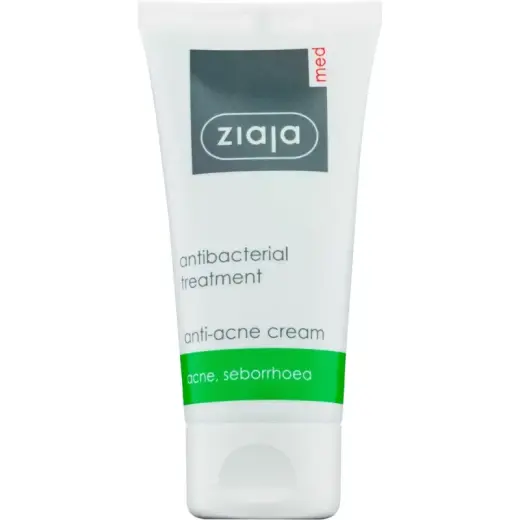 Ziaja Med Antibacterial Care Topical Acne Treatment for Face and Body 50 Ml