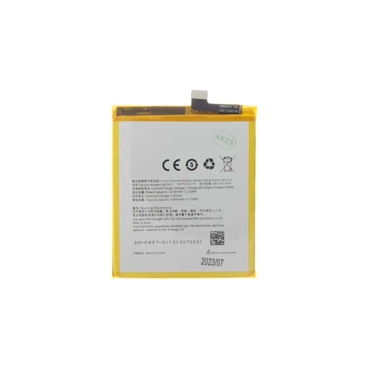 For_OnePlus BLP657 Battery for ONE Plus