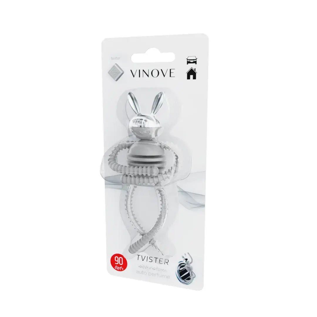 Car air freshener VINOVE TVISTER SILVERSTONE