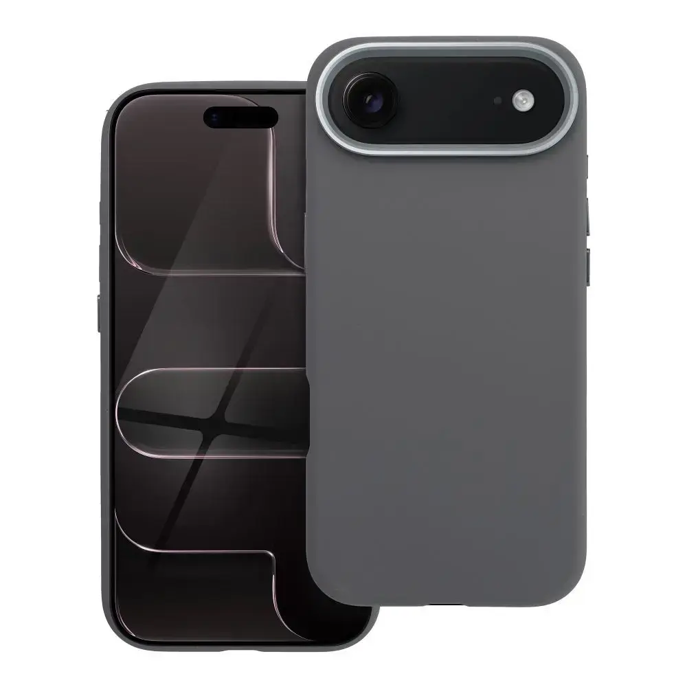Forcell F-Protect Frame Premium maciņš ar MagSafe atbalstu telefonam iPhone 17 Air pelēks