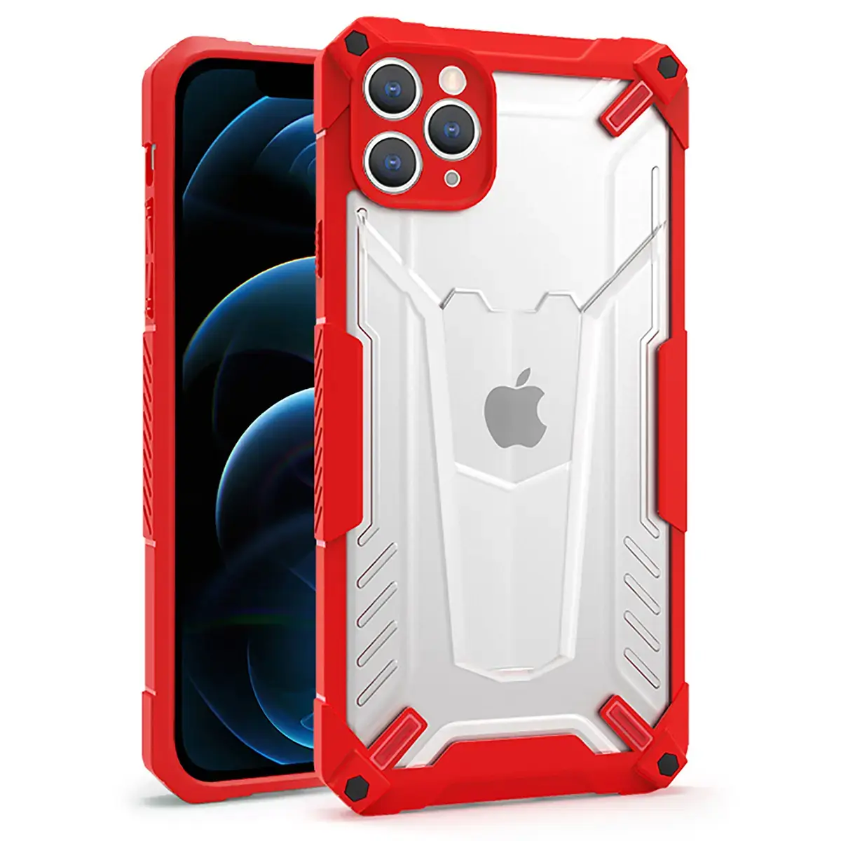 Tel Protect Hybrid maciņš telefonam iPhone 13 Pro Max sarkans