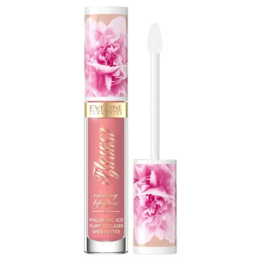 Eveline Cosmetics, Flower Garden, Shine, Lip Gloss, 02, Sweet Daisy, 5 ml