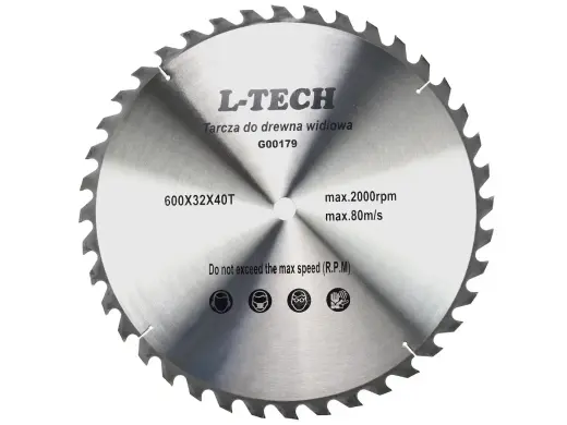 TCT ketassae tera puidule 600x32x40T