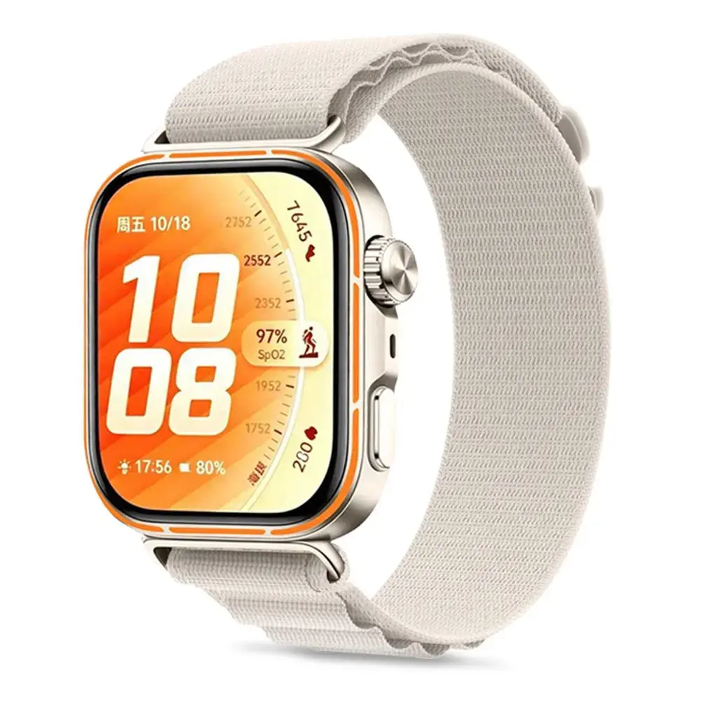 Tech-Protect Nylon Pro nutikella rihm Huawei Watch Fit 3/4/4 Pro/5/5 Pro jaoks | nailonist | beež
