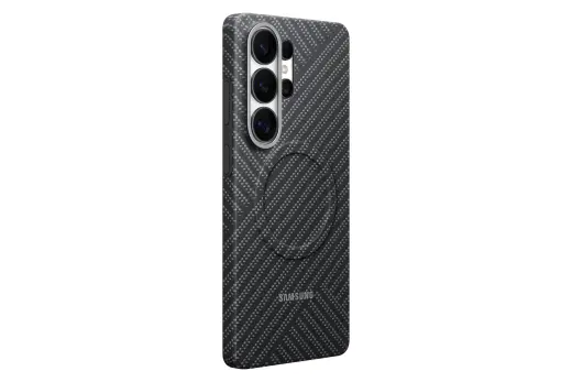 Samsung Carbon Magnet telefono dėklas Samsung Galaxy S26 Ultra (S948) pilkas