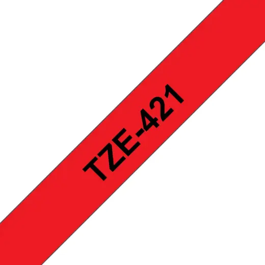 Brother Colour ribbon TZE-421 / TZE421 Black, red