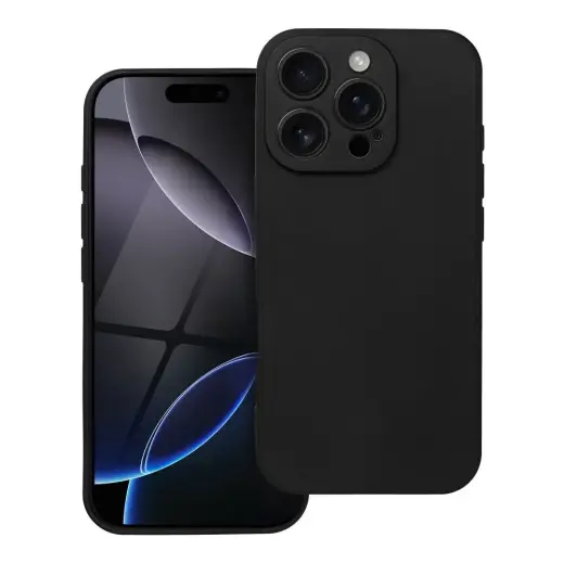 Soft maciņš telefonam iPhone 16 Pro melns