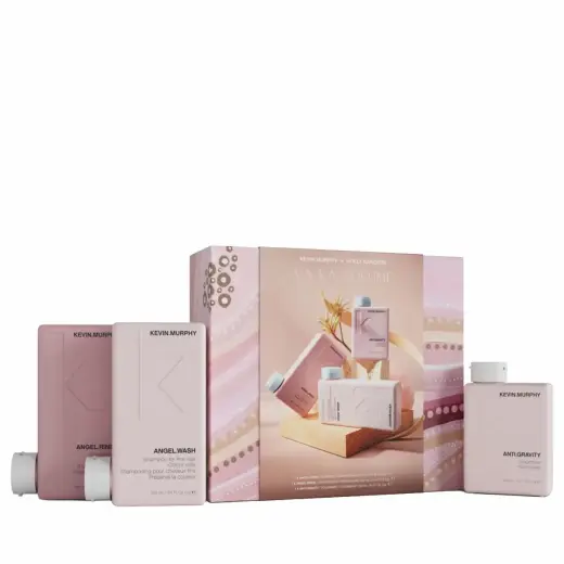 Set Kevin Murphy: Angel Wash, Hair Shampoo, For Volume, 250 ml + Angel Rinse, Cruelty Free, Hair Conditioner, Volume & Condition, 250 ml + Anti Gravity, Hair Cream Treatment, For Volume, 150 ml