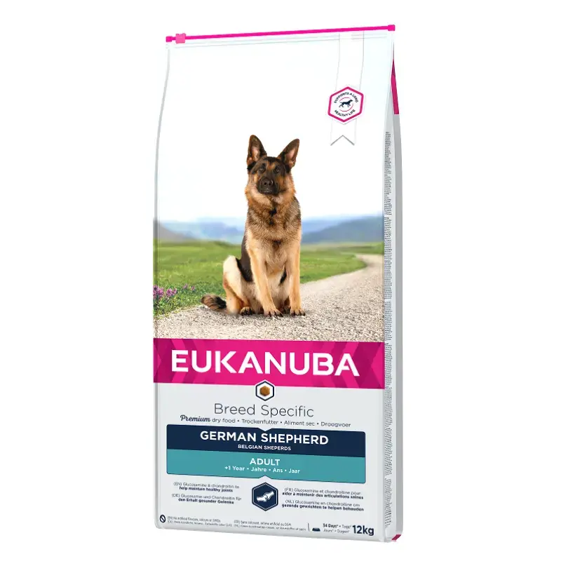 Eukanuba Dry dog food - Adult German Shepherd, 12 kg