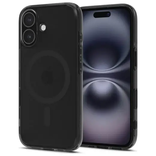 Spigen Ultra Hybrid Mag чехол с поддержкой MagSafe для телефона iPhone 16 серый