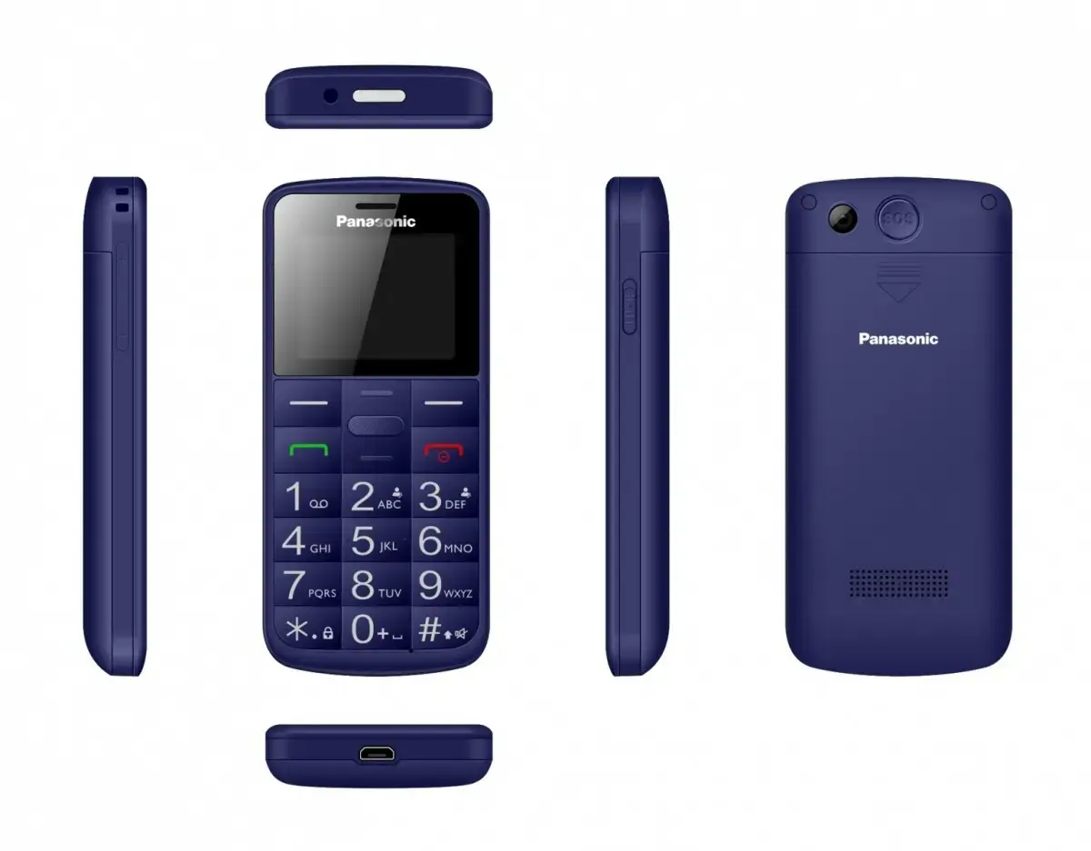 Mobile phone for senior KX-TU110 blue