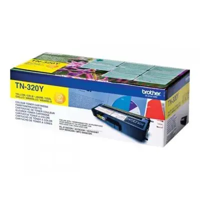 Brother Cartridge TN-320 TN320 Yellow Gelb 1,5k (TN320Y)