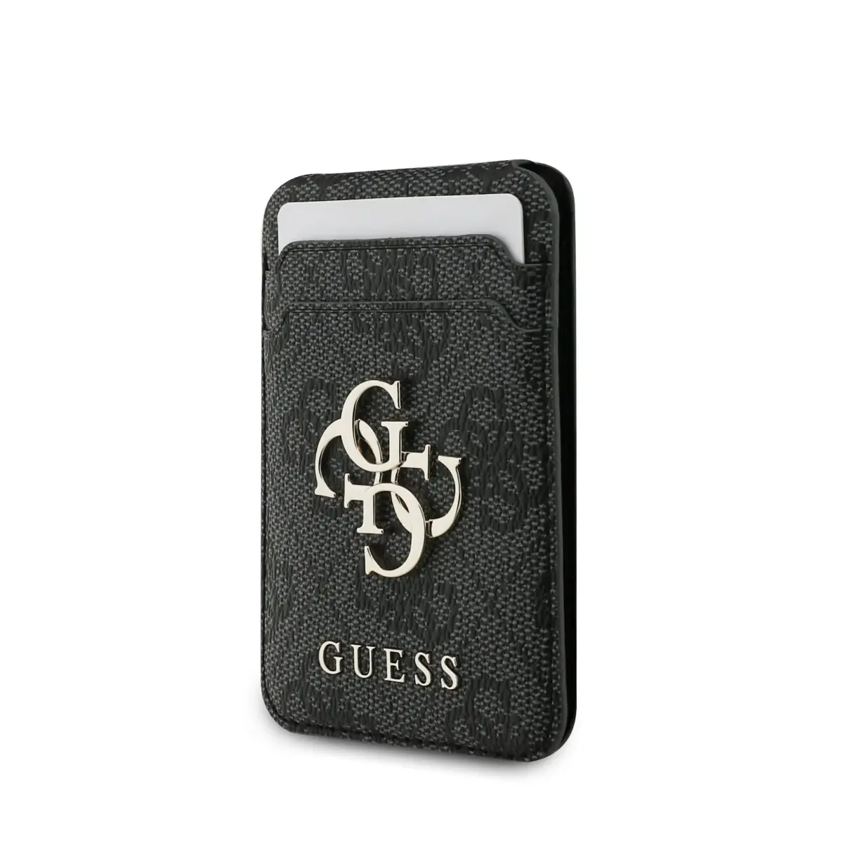 Guess 4G Metal Logo MagSafe Cardslot Stand Black