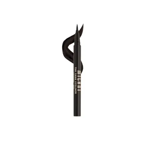 Milani, Stay Put Tank, Waterproof, Liquid Eyeliner, 110, Black, 0.55 ml